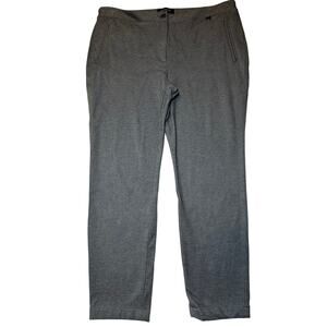 Talbots Womens Pants Gray Plus Size 16p Skinny Ankle High Rise Rayon Nylon Blend